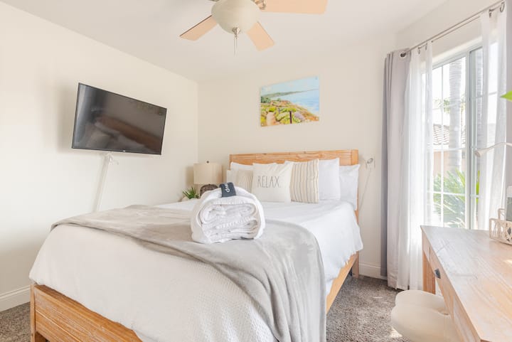 Villa Descanso: 15 min to beach, heated pool, BBQ!